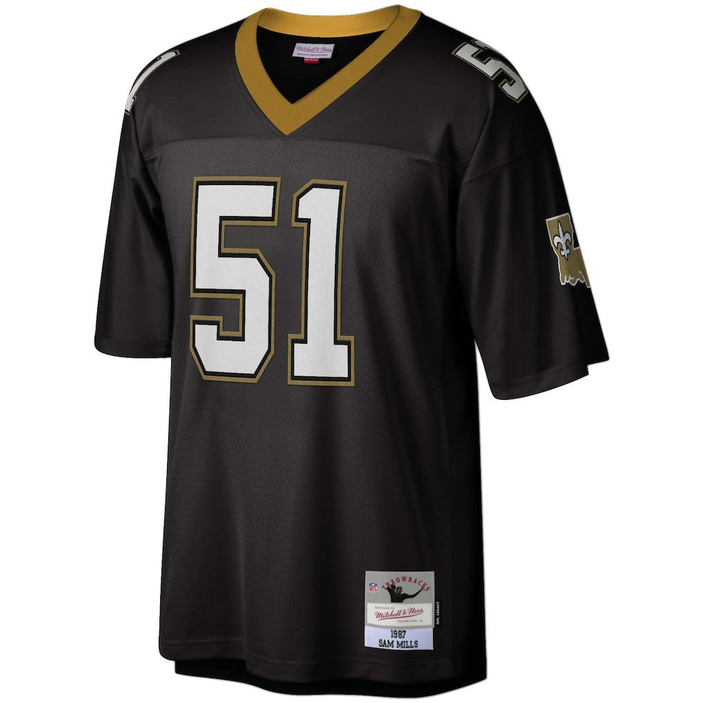 NFL New Orleans Saints Sam Mills  Legacy Replica Jersey