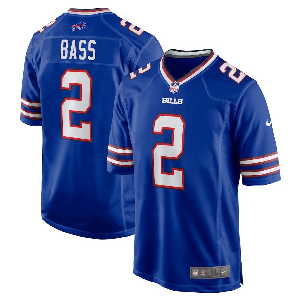 NFL Buffalo Bills Tyler Bass  Game Player Jersey