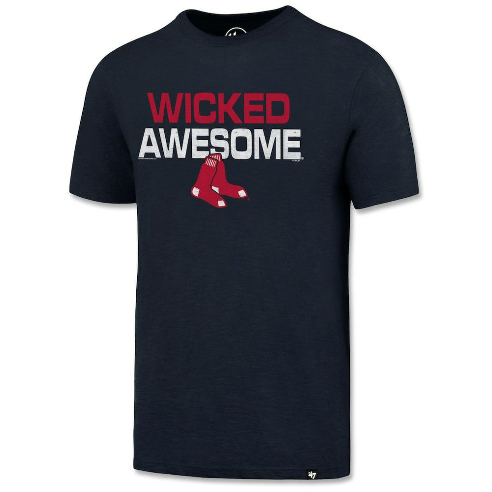 Boston Red Sox Wicked Awesome Scrum T-Shirt - Navy | 47 brand