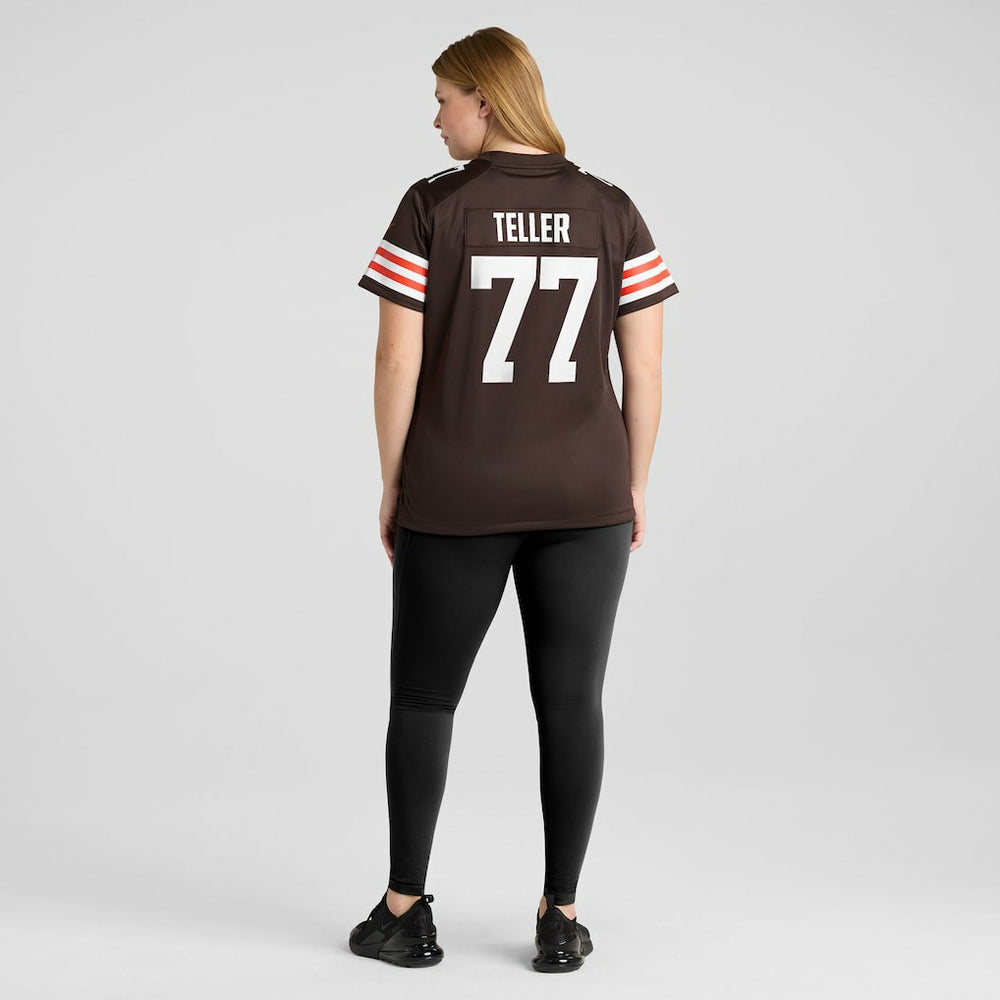 NFL Cleveland Browns Wyatt Teller  Women's Game Jersey