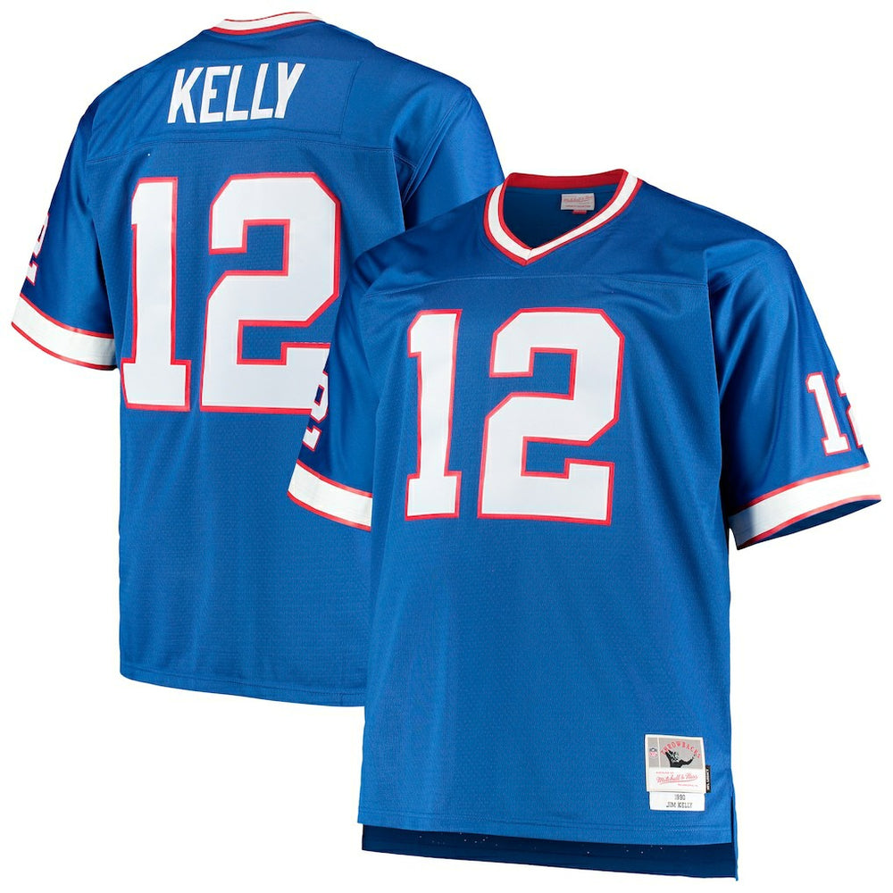 NFL Buffalo Bills Jim Kelly  Big & Tall 1990 Retired Player Replica Jersey