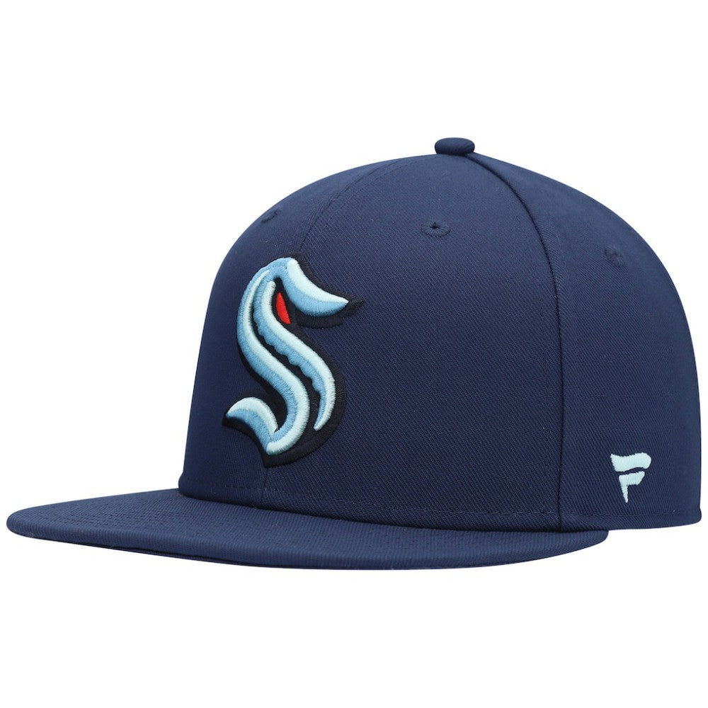 Seattle Kraken Fanatics Primary Logo Snapback Hat