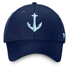 Seattle Kraken Fanatics Core Secondary Logo Adjustable Hat
