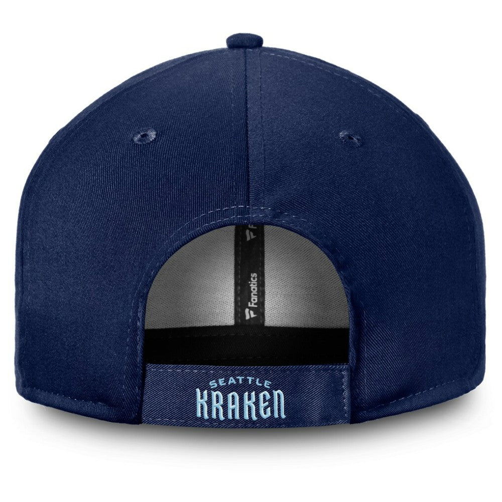 Seattle Kraken Fanatics Core Secondary Logo Adjustable Hat