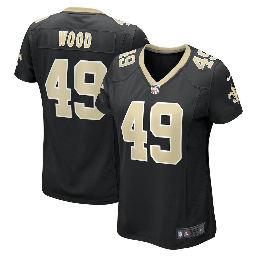NFL New Orleans Saints Zach Wood  Women's Game Jersey