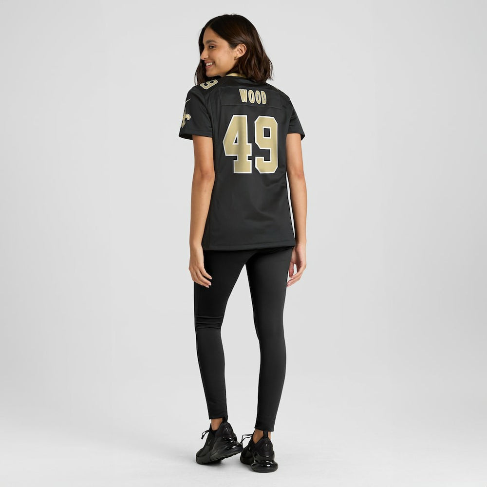 NFL New Orleans Saints Zach Wood  Women's Game Jersey