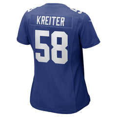 NFL New York Giants Casey Kreiter  Women's Game Jersey