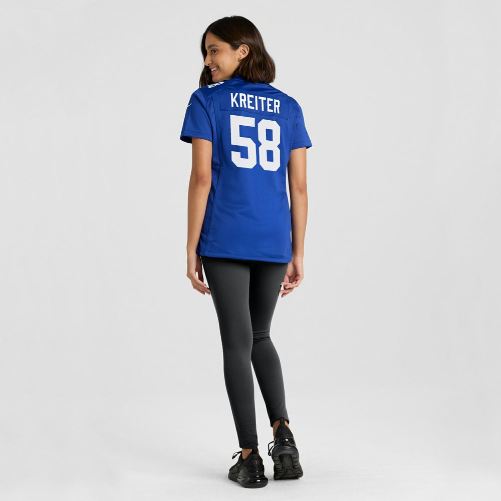 NFL New York Giants Casey Kreiter  Women's Game Jersey