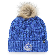 Vancouver Canucks '47 Women's Logo Meeko Cuffed Knit Hat with Pom