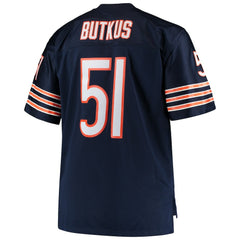 NFL Chicago Bears Dick Butkus  Big & Tall 1966 Retired Player Replica Jersey