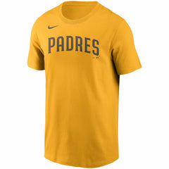Manny Machado San Diego Padres Name & Number T-Shirt - Gold | Nike