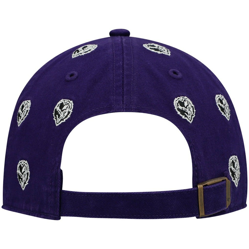 NFL Baltimore Ravens '47 Women's Confetti Clean Up Head Logo Adjustable Hat