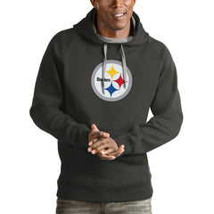NFL Pittsburgh Steelers Antigua Victory Pullover Hoodie