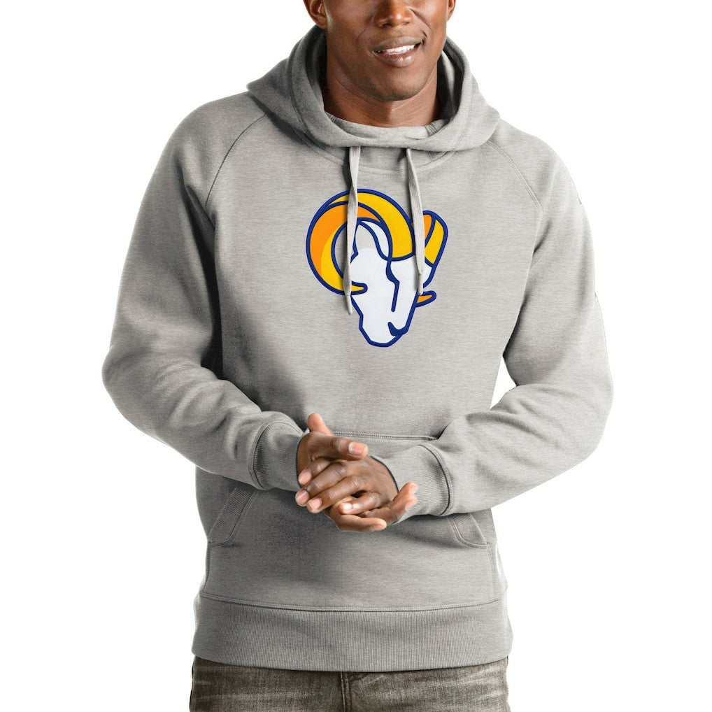 NFL Los Angeles Rams Antigua Victory Team Pullover Hoodie