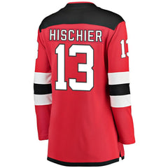 Nico Hischier New Jersey Devils Fanatics Women's Breakaway Home Player Jersey