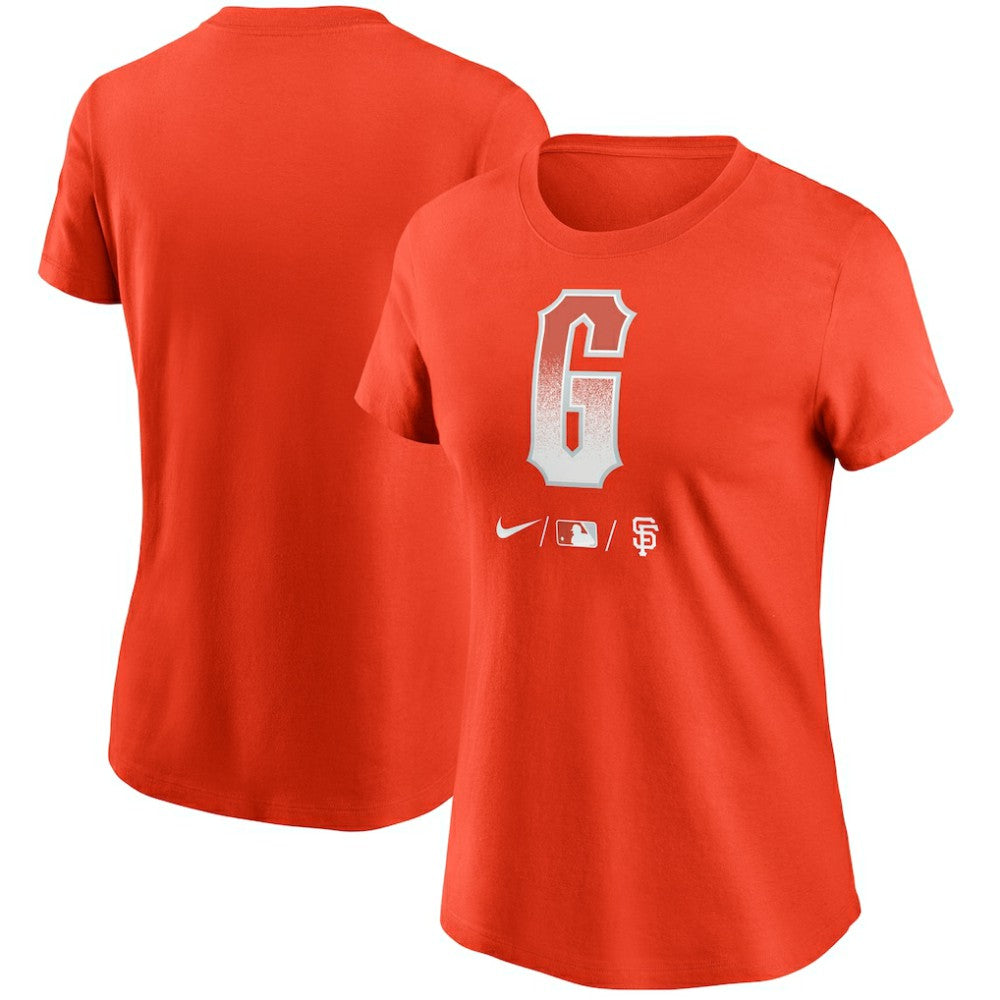 San Francisco Giants Women's City Connect Wordmark T-Shirt - Orange | Nike