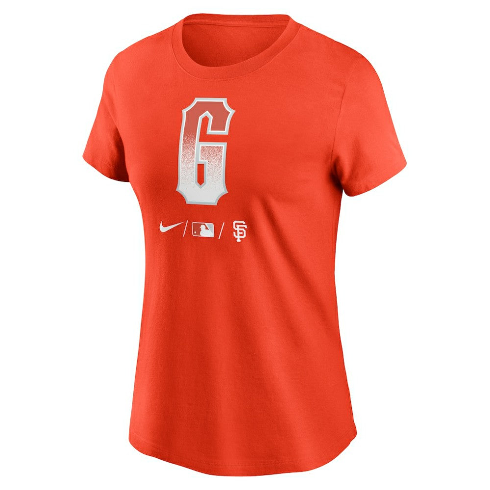 San Francisco Giants Women's City Connect Wordmark T-Shirt - Orange | Nike