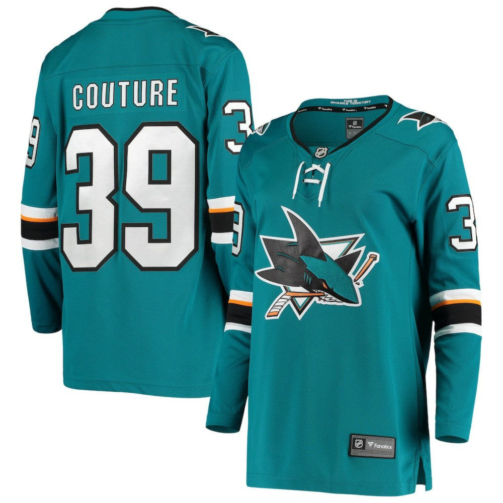 Logan Couture San Jose Sharks Fanatics Women's Breakaway Home Player Jersey