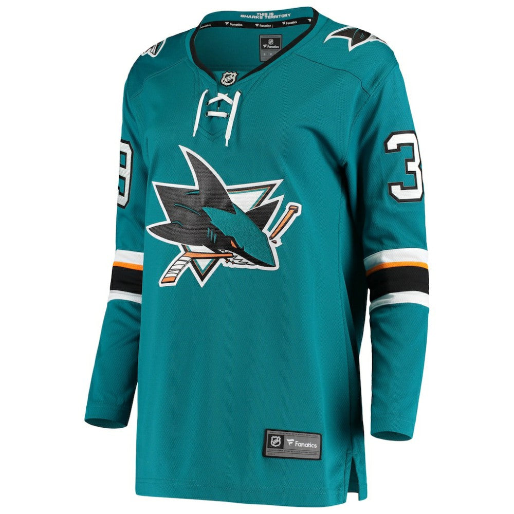 Logan Couture San Jose Sharks Fanatics Women's Breakaway Home Player Jersey