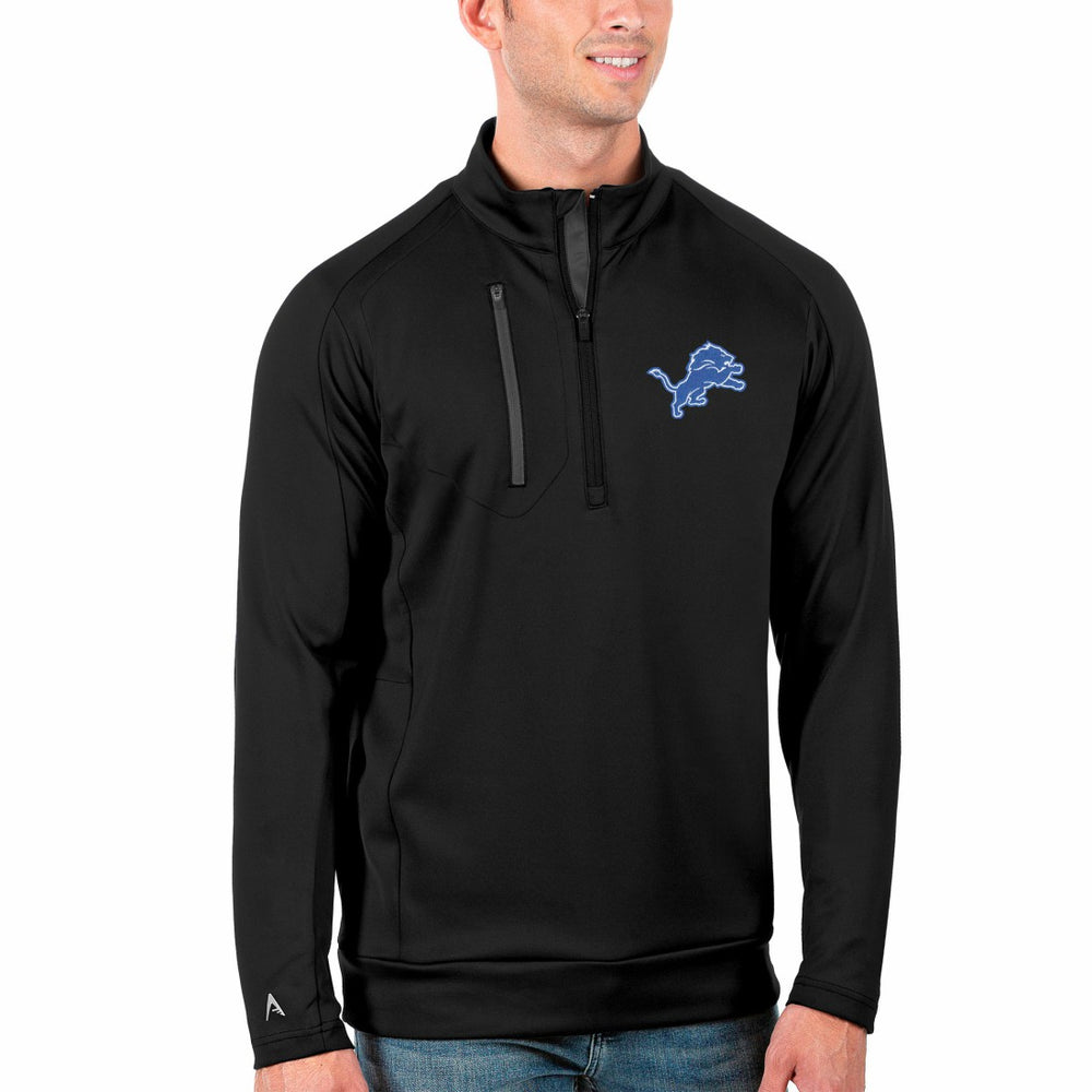 NFL Detroit Lions Antigua Generation Quarter-Zip Pullover Jacket