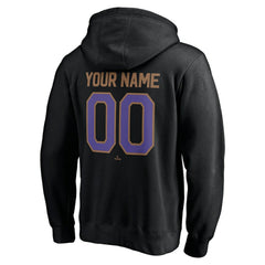 Arizona Diamondbacks Cooperstown Winning Streak Personalized Name & Number Pullover Hoodie - Black