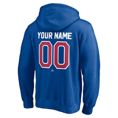 Atlanta Braves Cooperstown Winning Streak Personalized Name & Number Pullover Hoodie - Royal