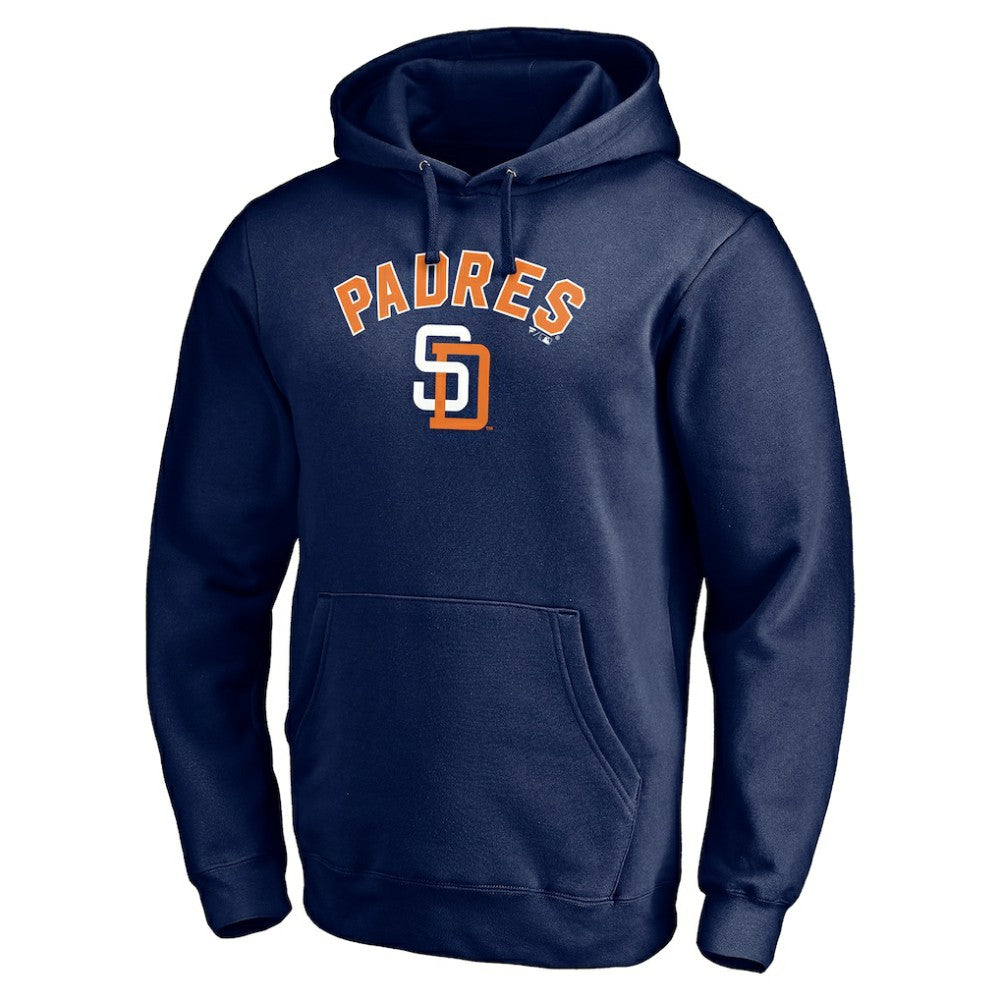 San Diego Padres Cooperstown Winning Streak Personalized Name & Number Pullover Hoodie - Navy