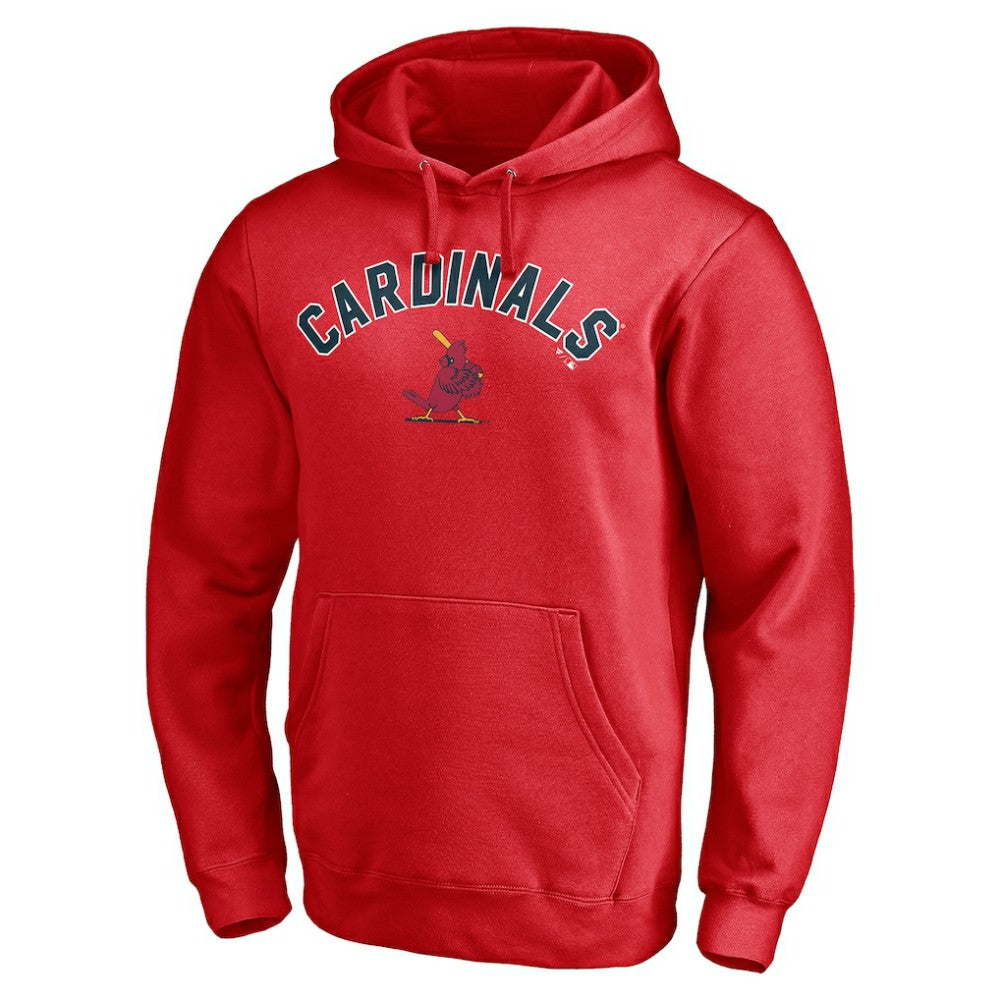 St. Louis Cardinals Cooperstown Winning Streak Personalized Name & Number Pullover Hoodie - Red
