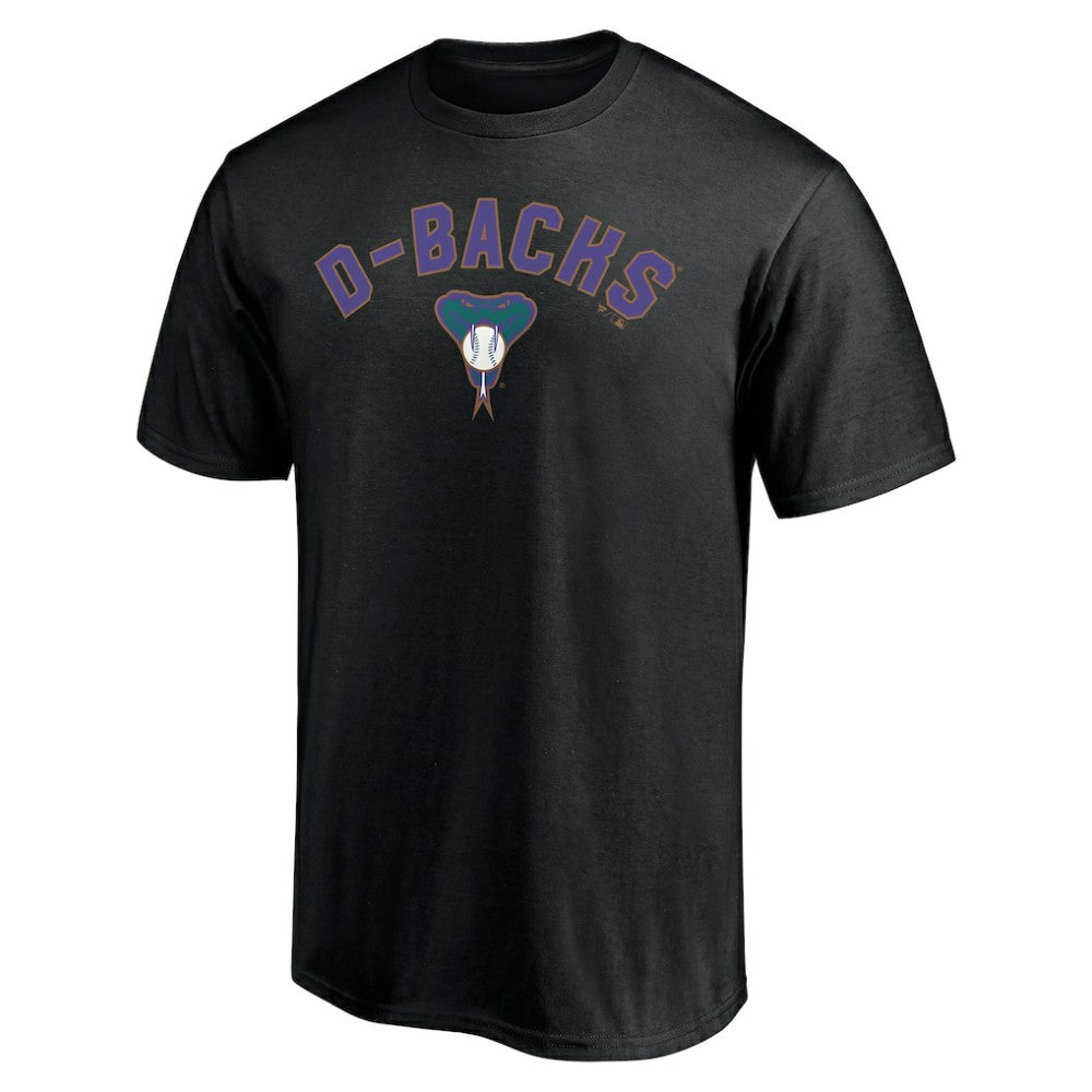 Arizona Diamondbacks Cooperstown Winning Streak Personalized Name & Number T-Shirt - Black