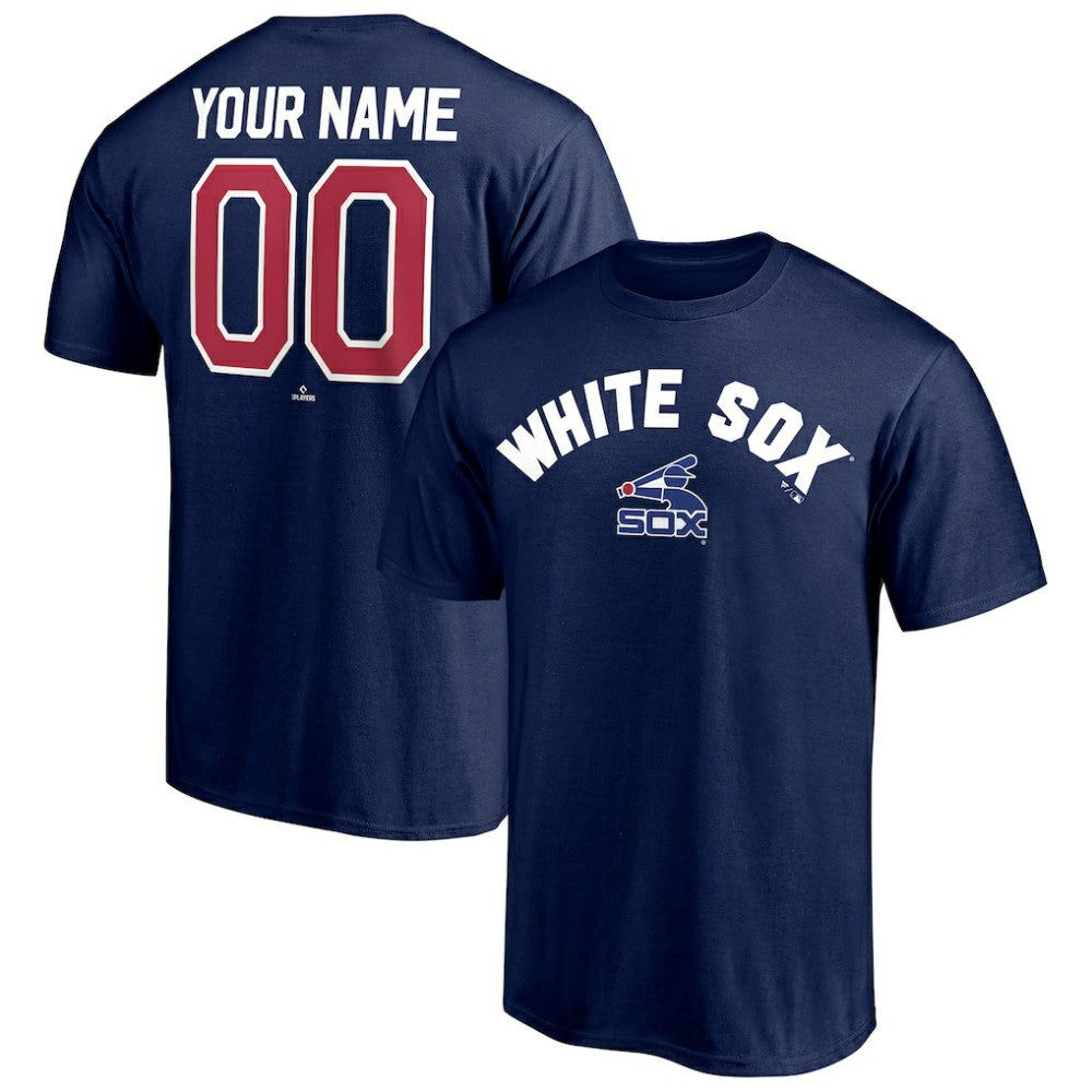 Chicago White Sox Cooperstown Winning Streak Personalized Name & Number T-Shirt - Navy