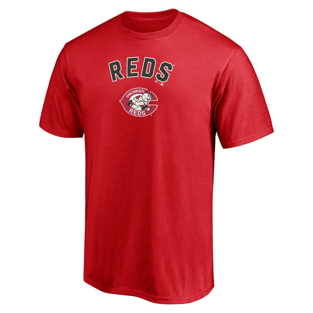 Cincinnati Reds Cooperstown Winning Streak Personalized Name & Number T-Shirt - Red