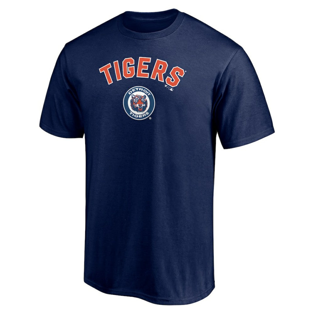 Detroit Tigers Cooperstown Winning Streak Personalized Name & Number T-Shirt - Navy