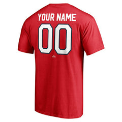 Washington Nationals Cooperstown Winning Streak Personalized Name & Number T-Shirt - Red
