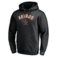 Houston Astros Cooperstown Winning Streak Alternate Personalized Name & Number Pullover Hoodie - Black