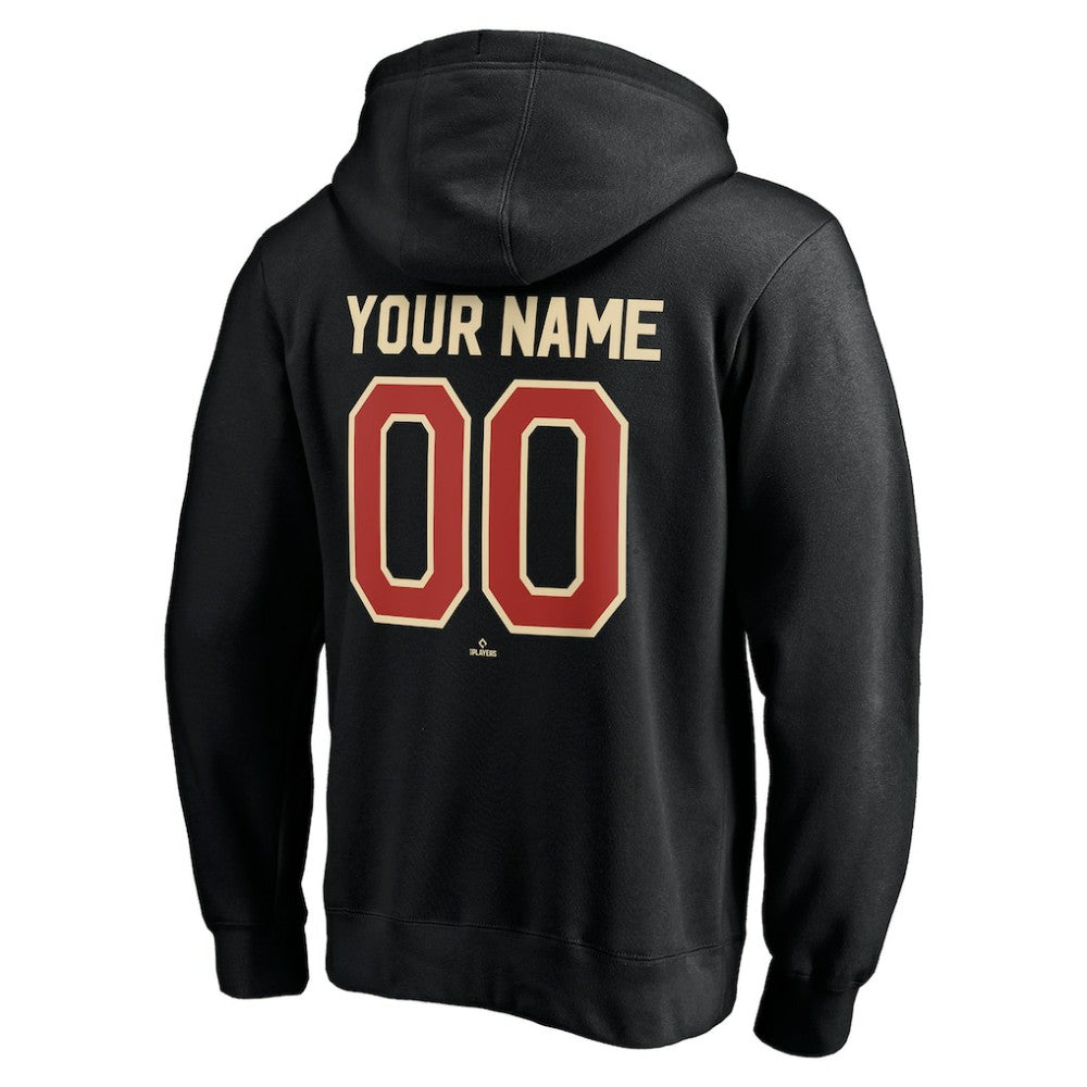 Houston Astros Cooperstown Winning Streak Alternate Personalized Name & Number Pullover Hoodie - Black