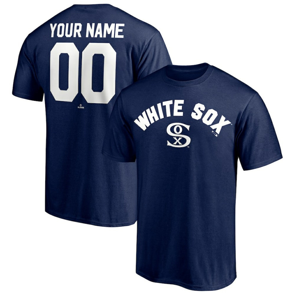 Chicago White Sox Cooperstown Winning Streak Alternate Personalized Name & Number T-Shirt - Navy