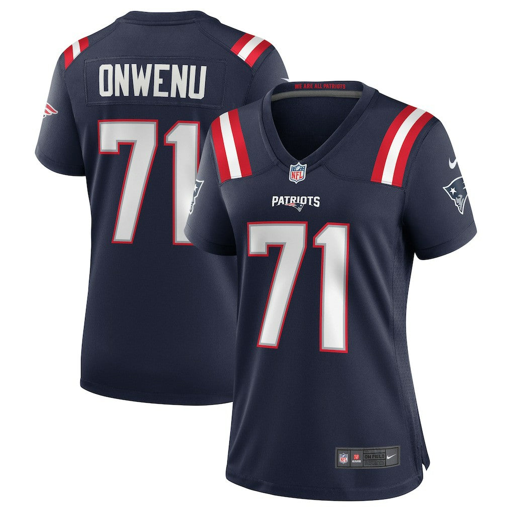 NFL New England Patriots Mike Onwenu  Women's Game Jersey