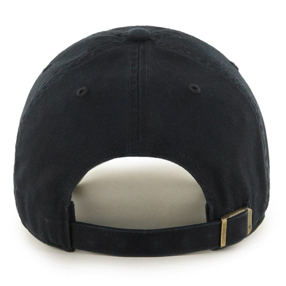 Boston Red Sox Logo Clean Up Adjustable Hat - Black | 47 brand