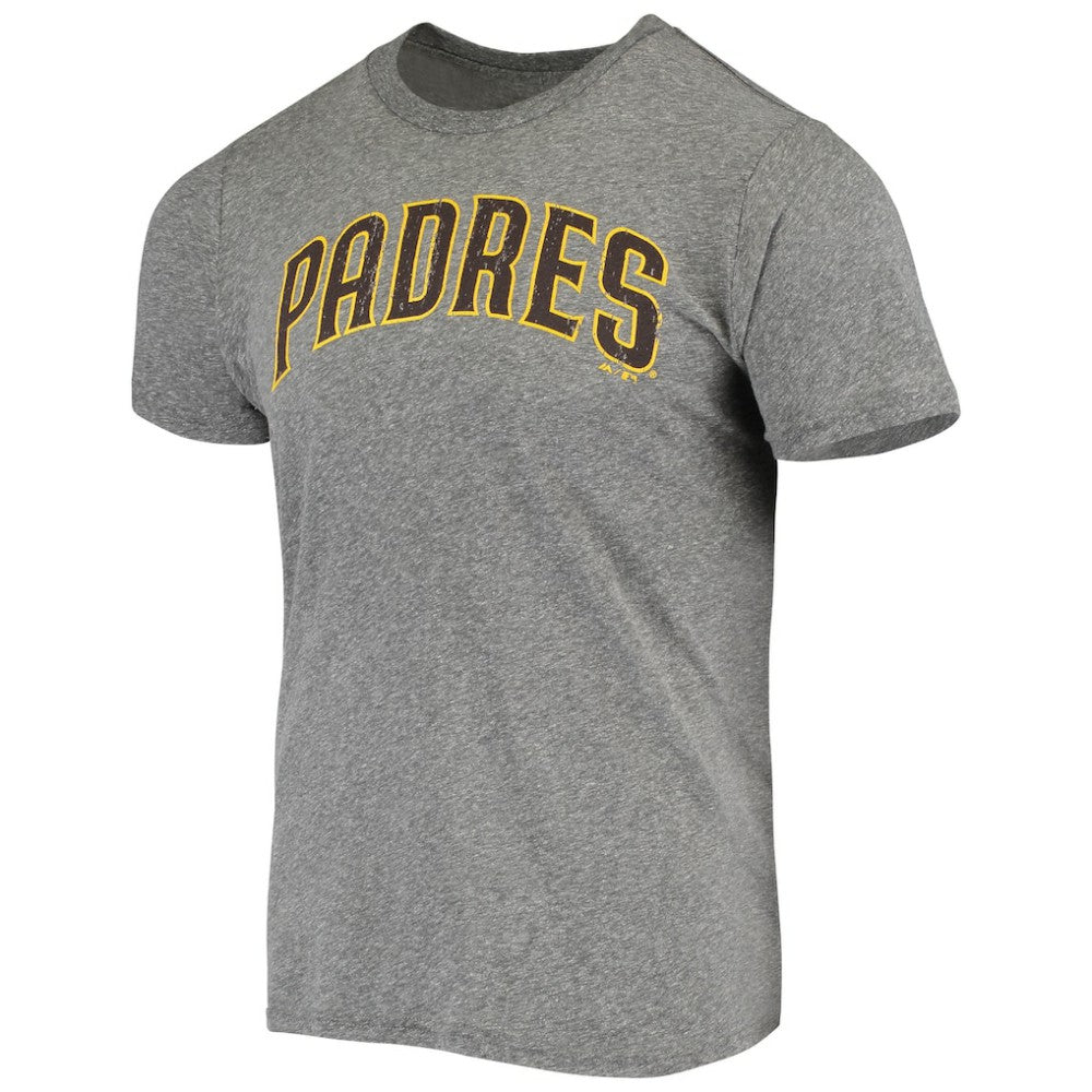 Fernando Tatis Jr. San Diego Padres Majestic Threads Name & Number Tri-Blend T-Shirt - Heathered Gray