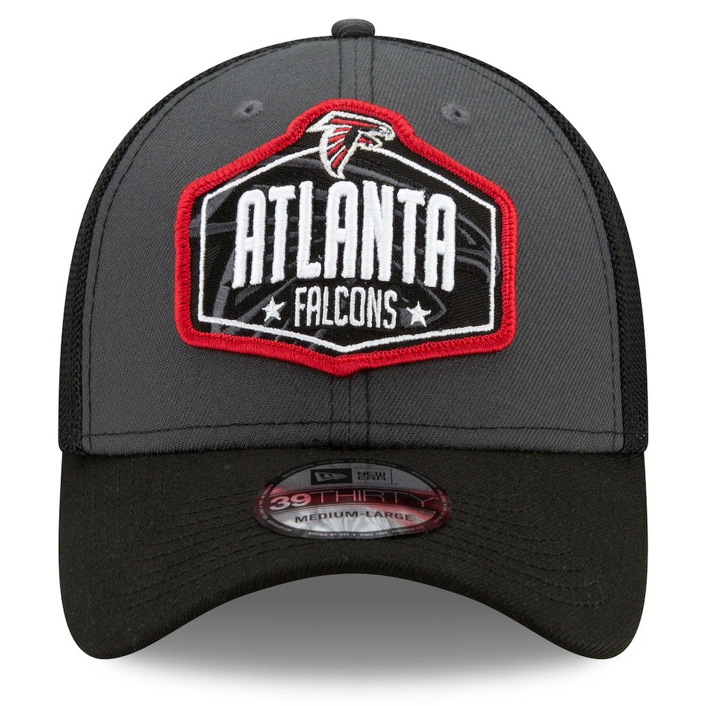 NFL Atlanta Falcons 2021 NFL Draft Trucker 39THIRTY Flex Hat