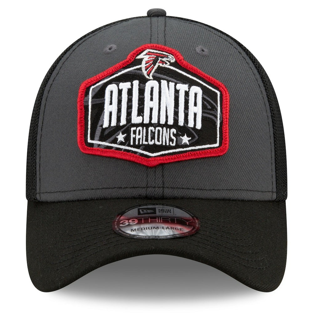 NFL Atlanta Falcons 2021 NFL Draft Trucker 39THIRTY Flex Hat