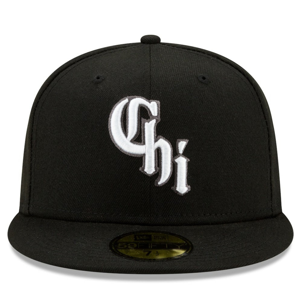 Chicago White Sox 2021 City Connect 59FIFTY Fitted Hat - Black | New Era