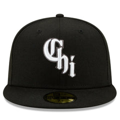 Chicago White Sox 2021 City Connect 59FIFTY Fitted Hat - Black | New Era