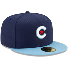 Chicago Cubs 2021 City Connect 59FIFTY Fitted Hat - Navy/Light Blue | New Era
