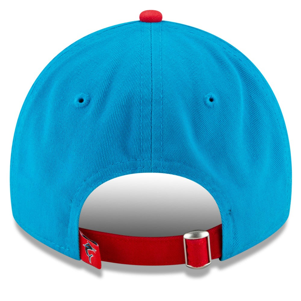 Miami Marlins 2021 City Connect 9TWENTY Adjustable Hat - Blue/Red | New Era