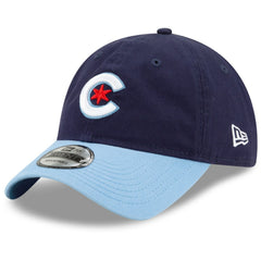 Chicago Cubs 2021 City Connect 9TWENTY Adjustable Hat - Navy/Light Blue | New Era