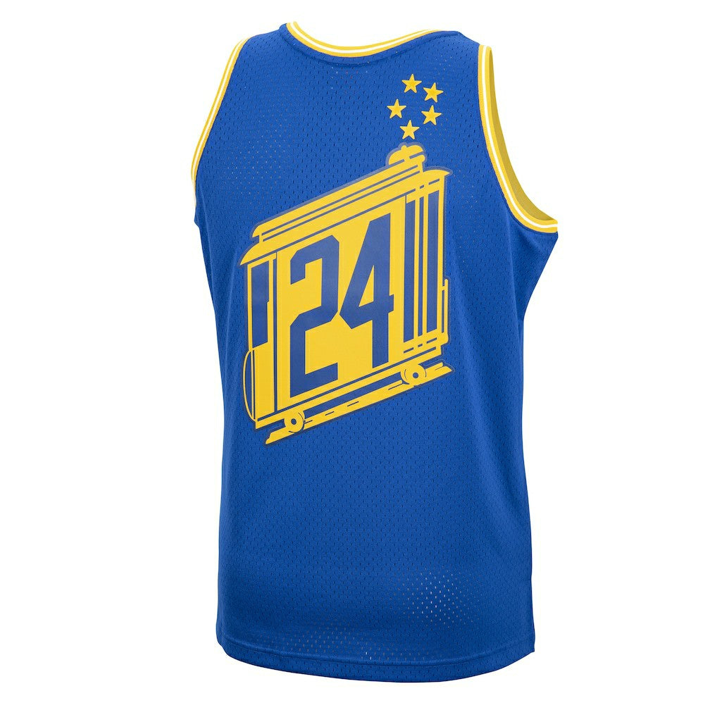 Rick Barry Golden State Warriors 1966/67 Hardwood Classics Swingman Jersey sale - Royal | Mitchell & Ness shop