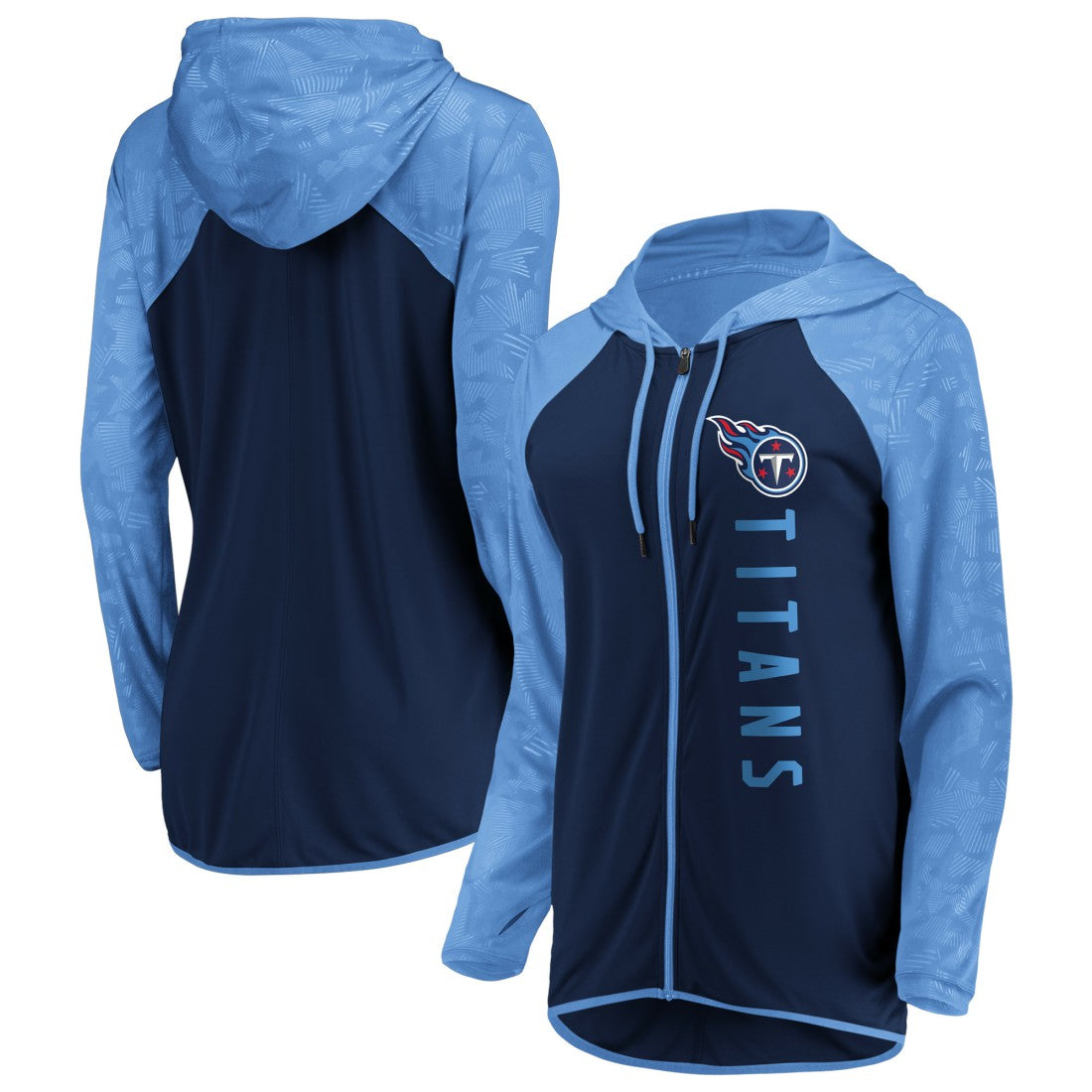 NFL Tennessee Titans Women's Forever Fan Full-Zip Hoodie
