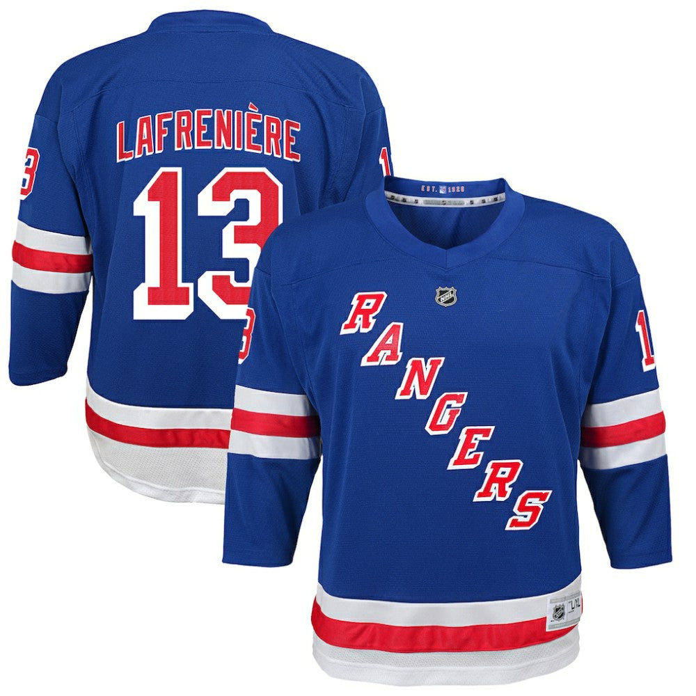 Alexis Lafreniere New York Rangers Youth Home Replica Player Jersey