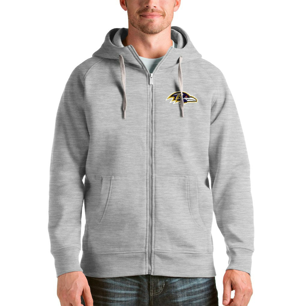NFL Baltimore Ravens Antigua Victory Full-Zip Hoodie